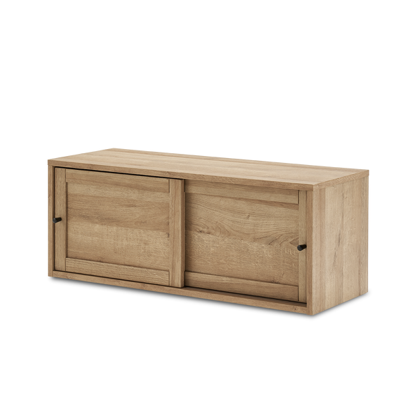 Lauren Floating TV Stand, Light Oak