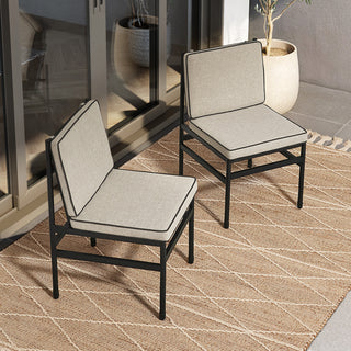 Odelia Bistro Set (Pearl White Bouclé)