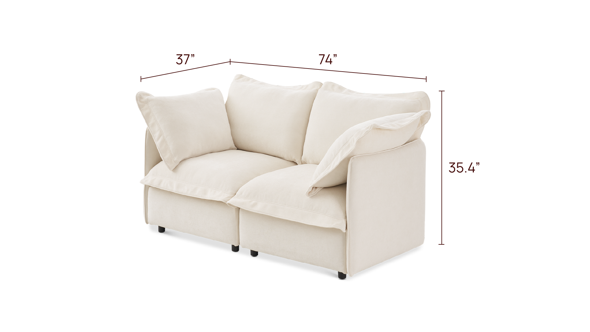 Qoosh Loveseat