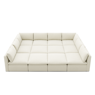 Macy Pit-Sectional Sofa with Storage, Oat