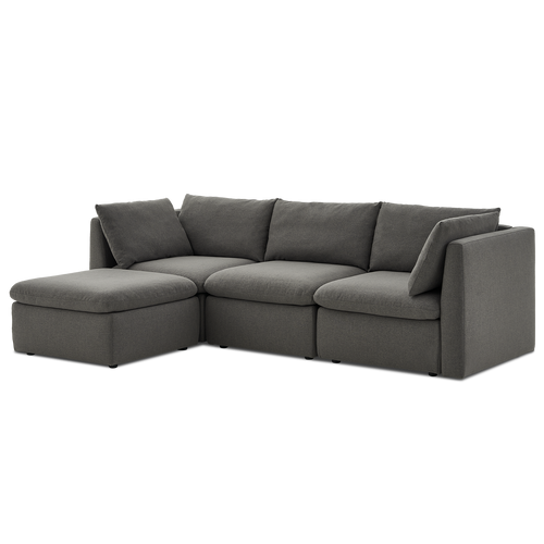 Macy Seats Modular Sectional Sofa with Fully Removable Covers