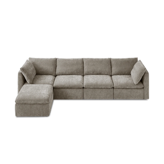 Macy 5-Seat L-Shaped Modular Sofa