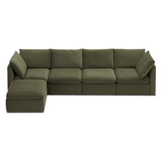 Macy 5-Seat L-Shaped Modular Sofa