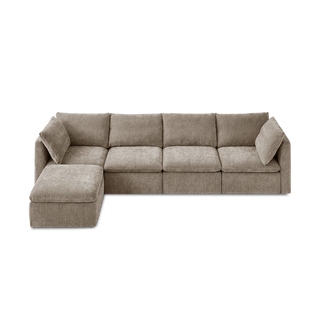 Macy 5-Seat L-Shaped Modular Sofa