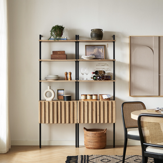 Norwin 3-Tier Ladder Shelf Cabinet