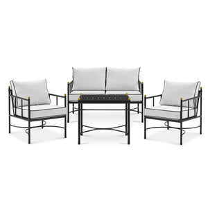Odelia Outdoor 4-Piece Patio Set