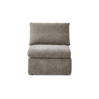Macy Armchair with Storage, Keystone Gray Chenille