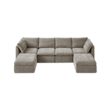 Macy 6-Seat U-Shaped Modular Sofa