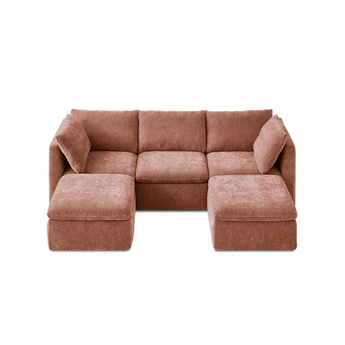 Macy 5-Seat U-Shaped Modular Sofa