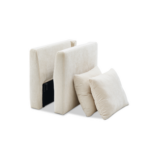 Macy Armrest Set, Alpine Beige Chenille