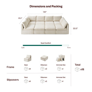 Macy Pit-sectional Sofa, Keystone Gray Chenille