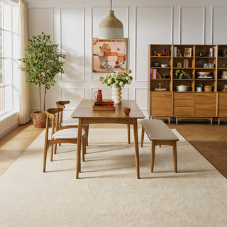 Retrovie Mid-Century Modern 47" Dining Bench