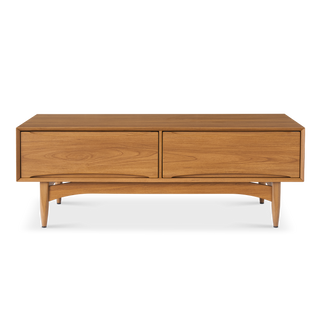 Retrovie Mid-Century Modern 47" Storage Coffee Table