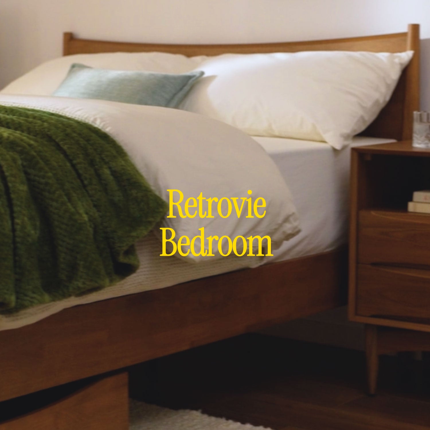Retrovie Mid-Century Modern Twin Bed – Mopio