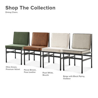 Odelia Dining Chairs (Olive Green Velvet)