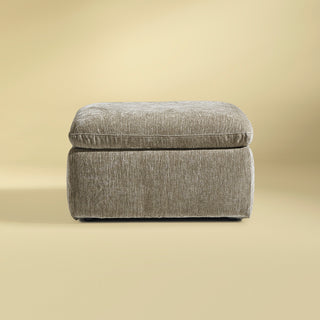 Macy Ottoman with Storage, Keystone Gray Chenille