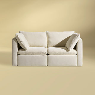 Macy Loveseat with Storage, Alpine Beige Chenille