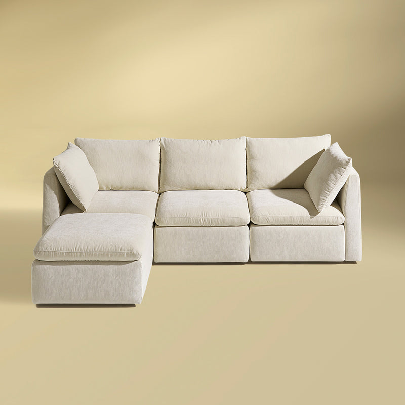 Macy 4-Seat L-Shaped Modular Sofa