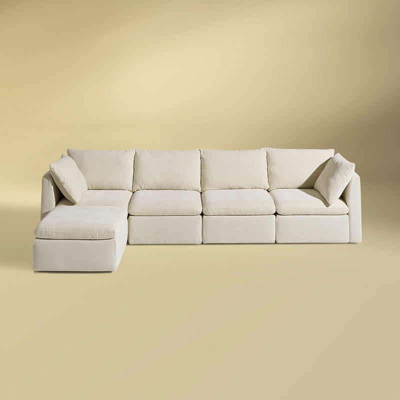 Macy 5-Seat L-Shaped Modular Sofa