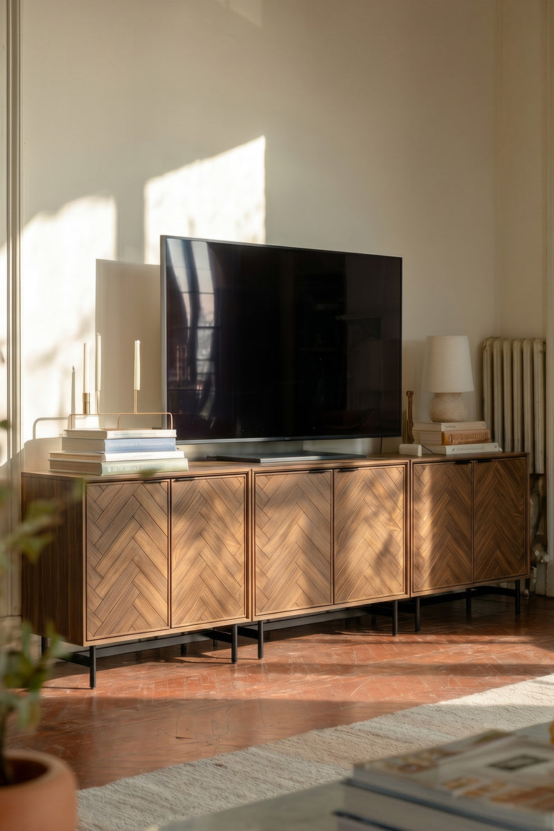 Axis Herringbone Cabinet Set of 3