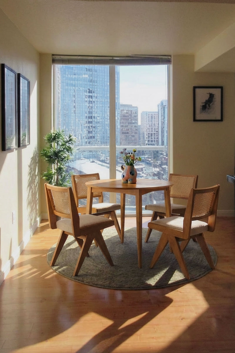 Retrovie Bistro Table & Weava Chairs