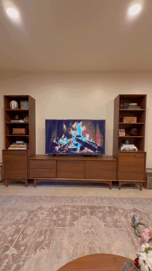 Entertainment Center & 31" Round Coffee Table
