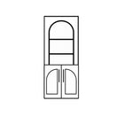 Hutch Arched Cabinet