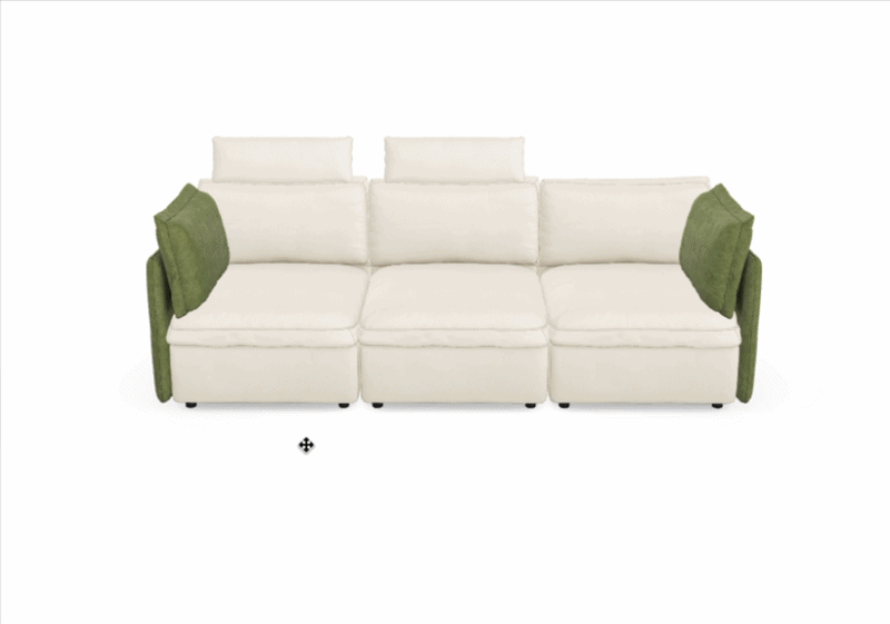 Qoosh Slipcover Only - 6-Seat L-Shaped Sofa