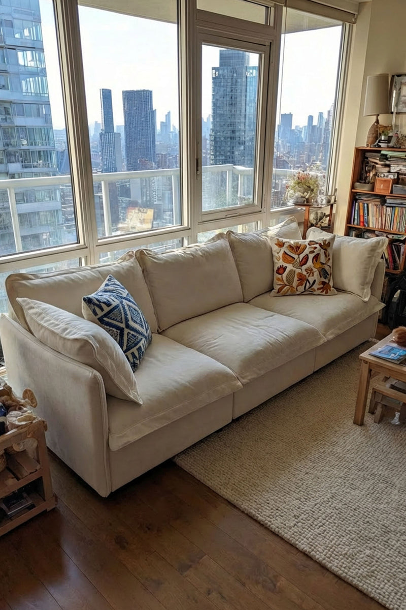 3-Seater in Chalk
