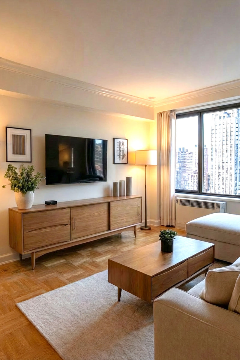 67" TV Stand and 47" Storage Coffee Table