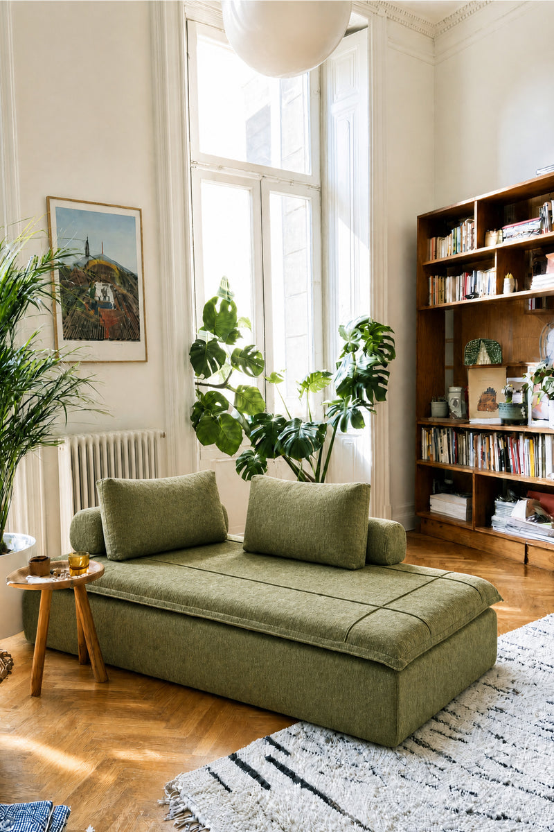 Pooof 2 Seater Moss Green