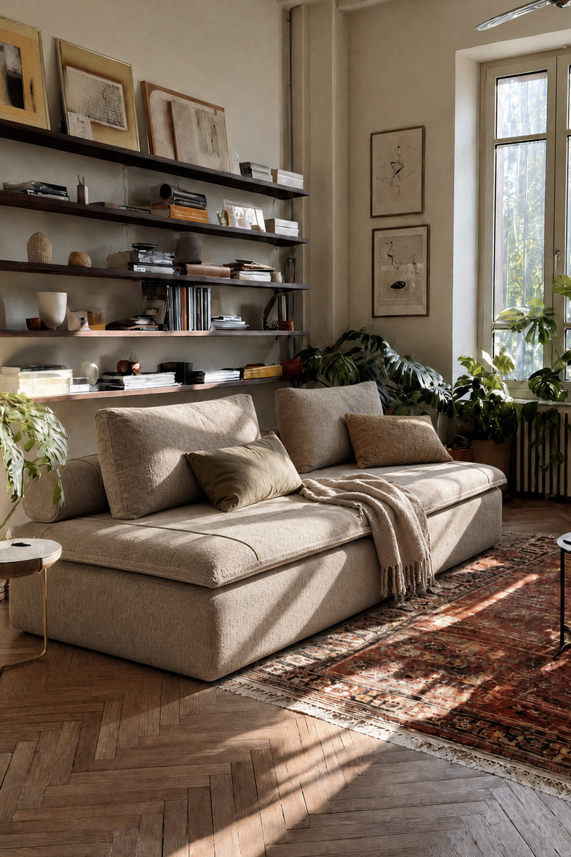 Pooof 2 Seater Taupe 