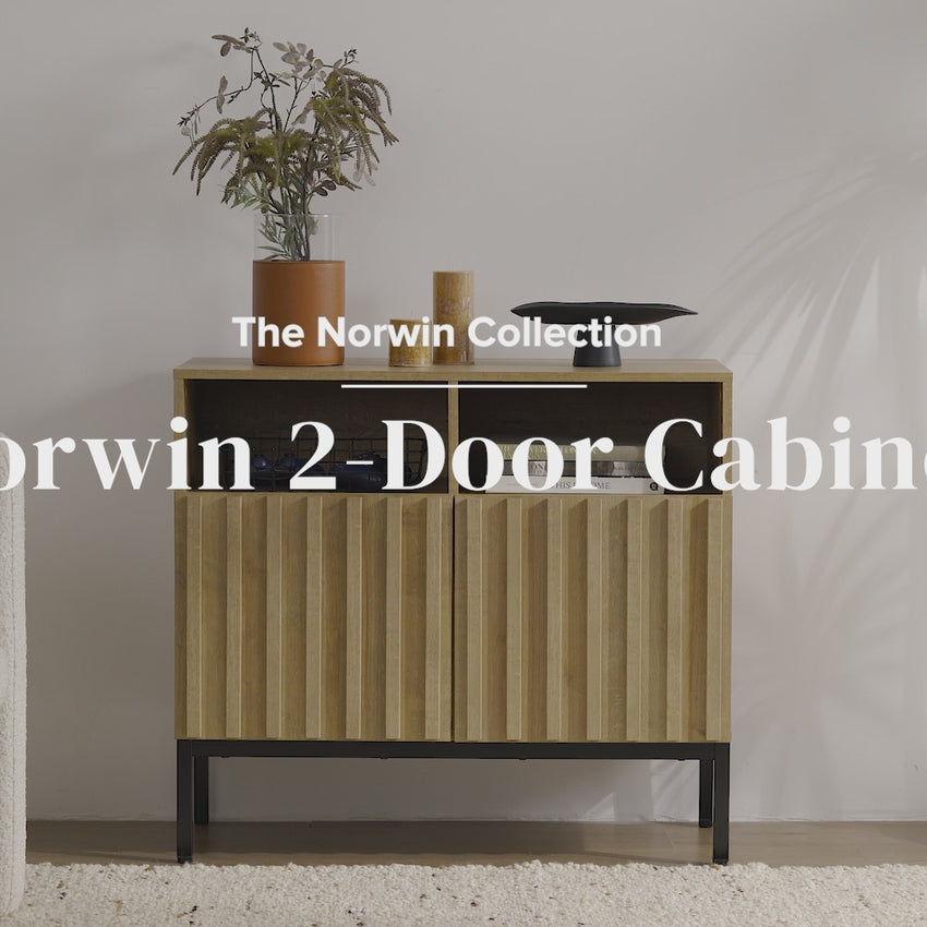 Norwin 2-Door Cabinet | Mopio