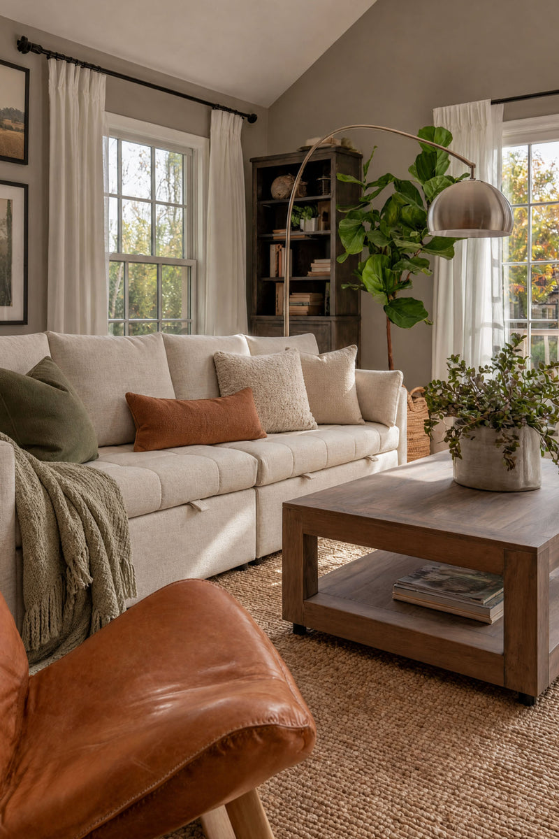 4-seater in Cream Beige