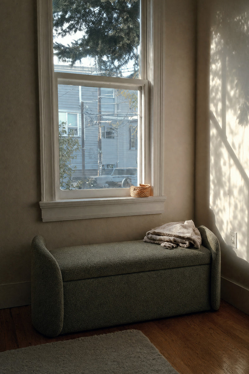 Sophie Bench in Kelp Green