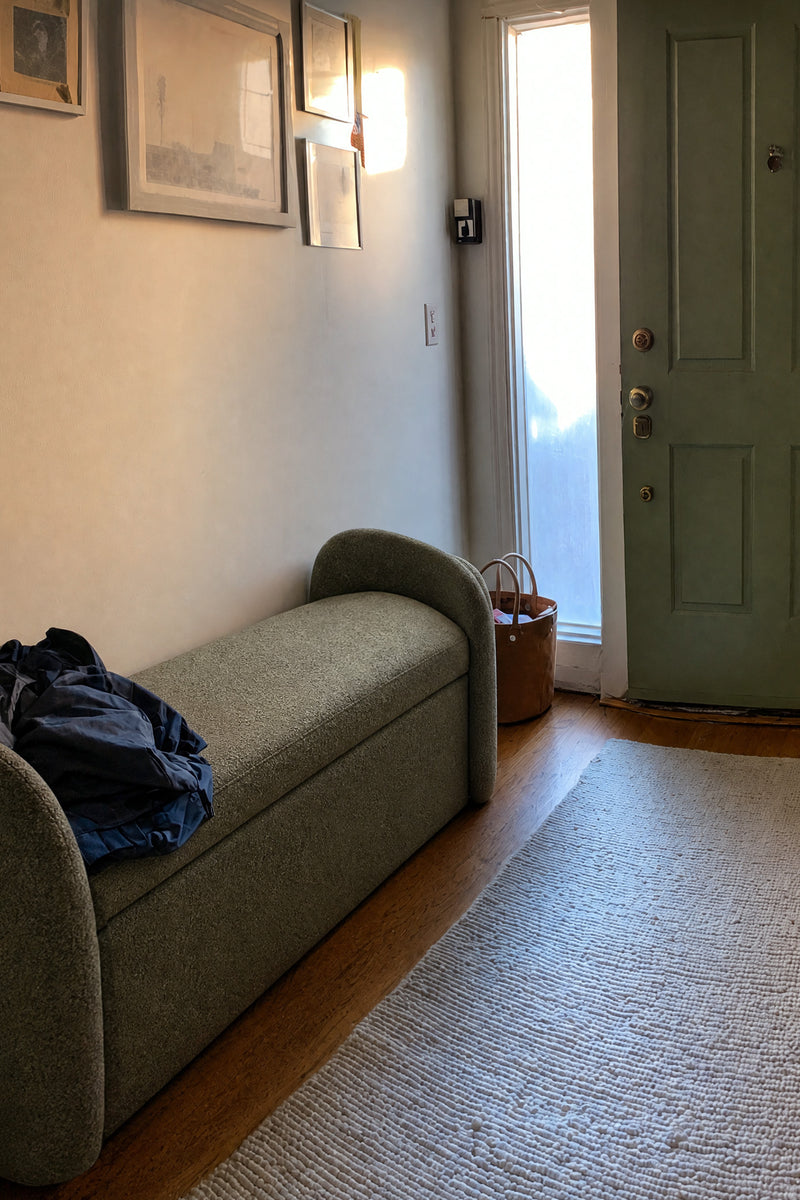 Sophie Bench in Kelp Green