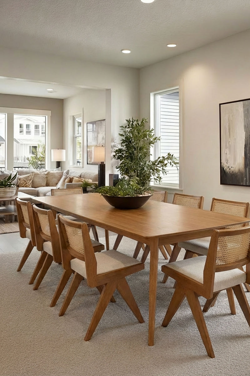 Retrovie Dining Table & Weava Chairs