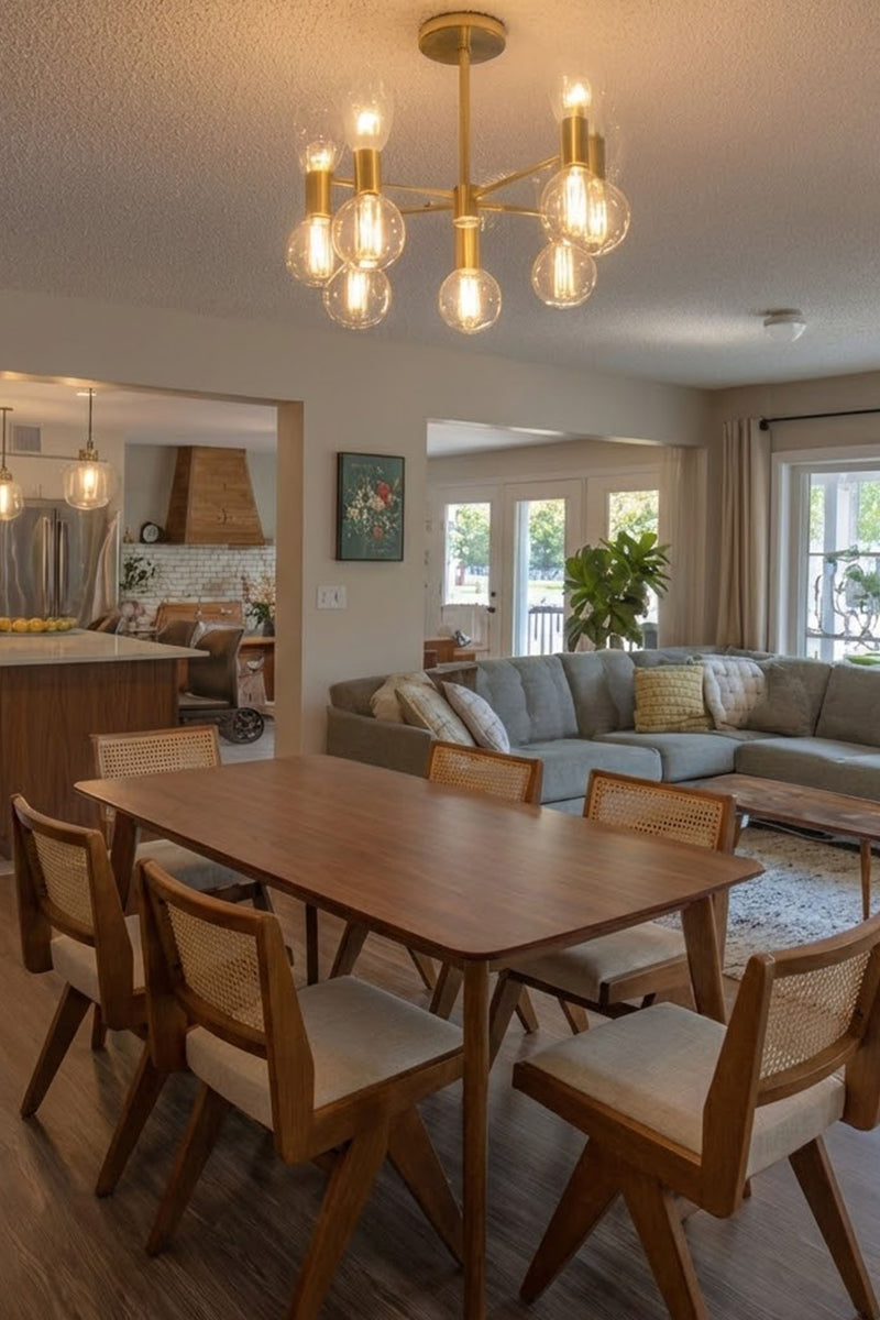 Retrovie Dining Table & Weava Chairs