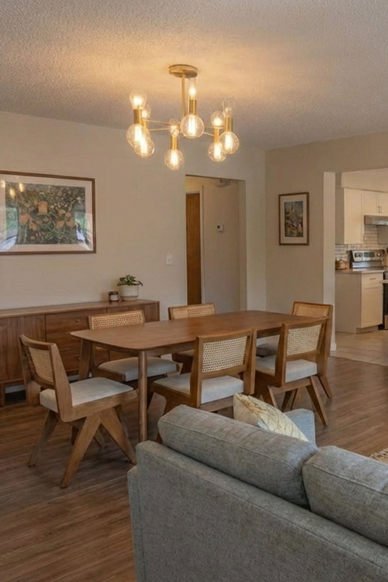 Retrovie Dining Table & Weava Chairs