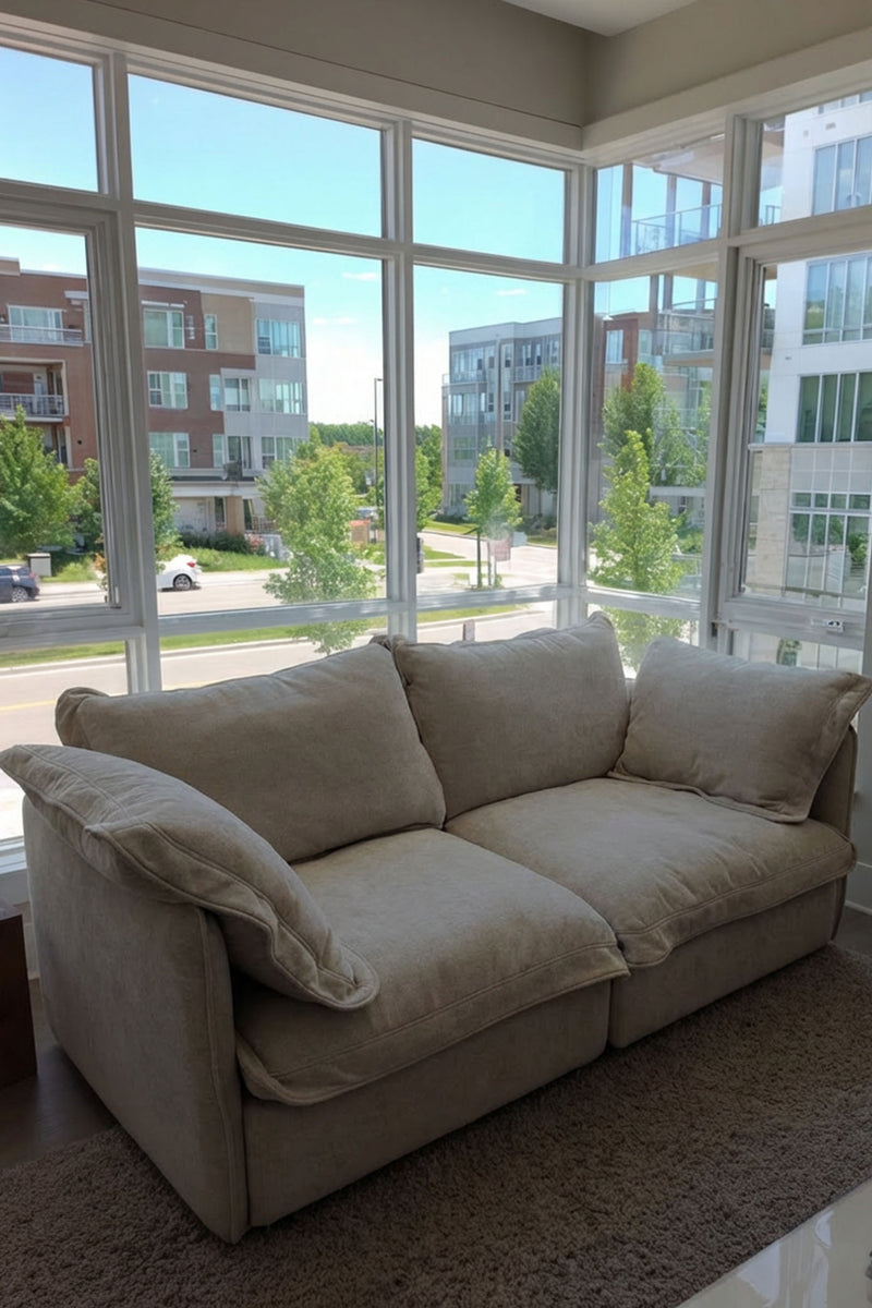 Loveseat in Dune Chenille