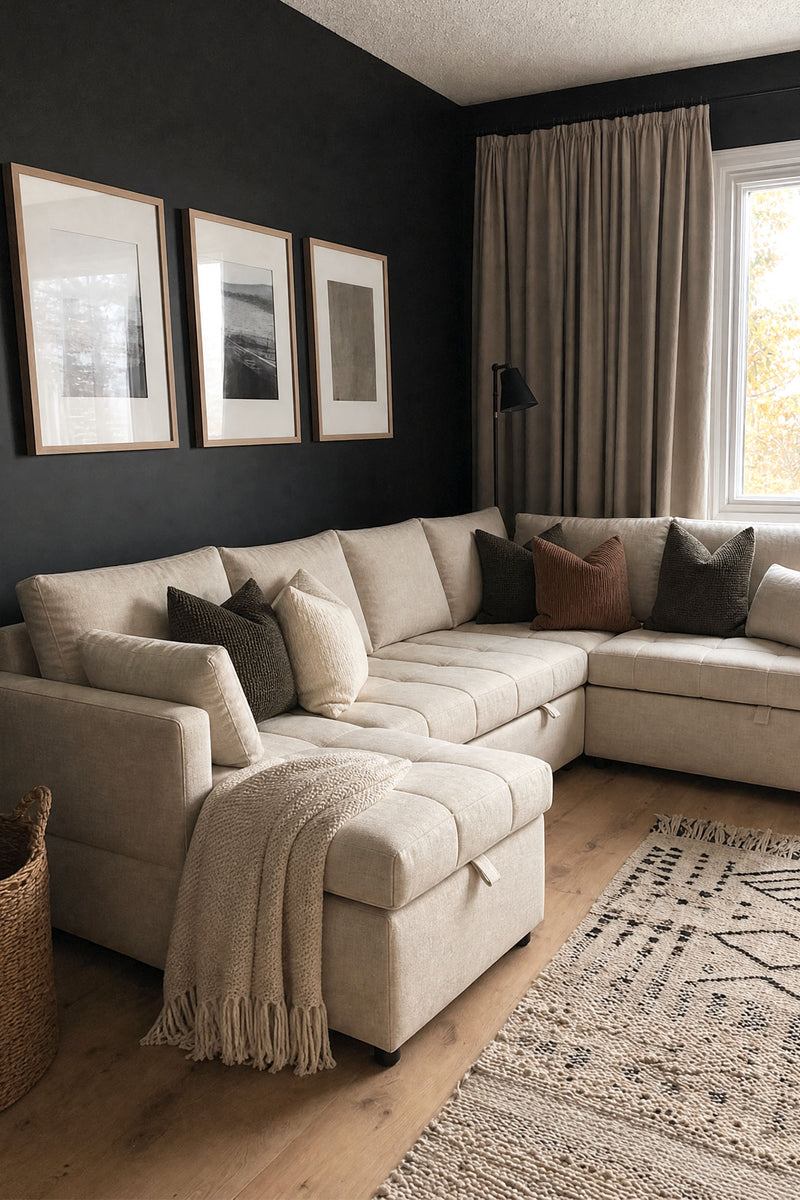 U-shaped in Cream Beige